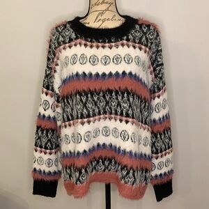 Eesome ee:some NWOT super soft fuzzy oversized sweater L